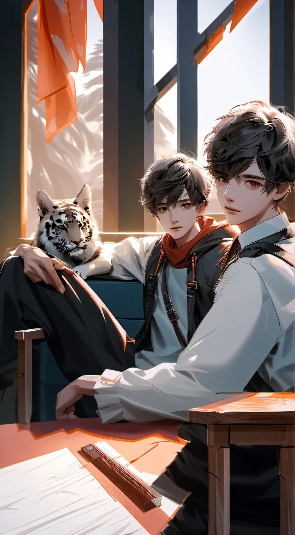 ai character: Jackson and Alex background