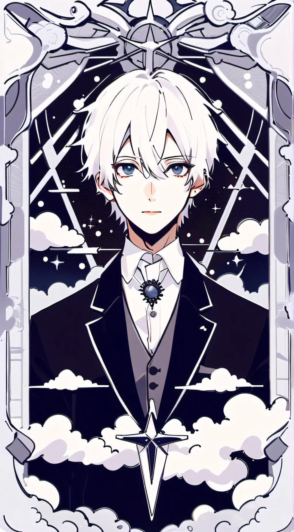 ai character: profile name background