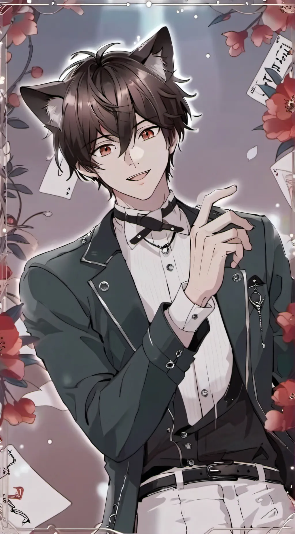 ai character: Akume  background