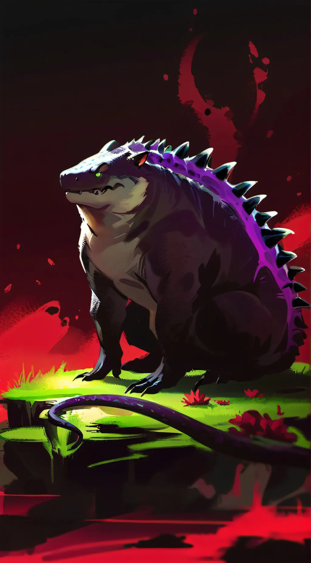 ai character: Acrid background