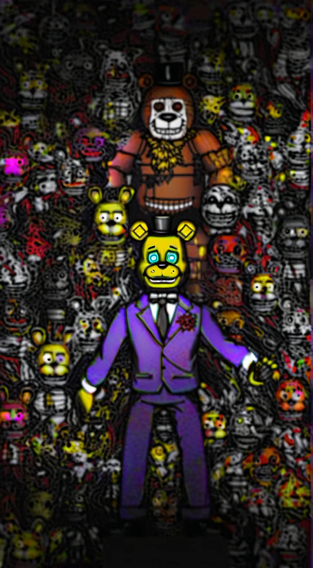 ai character: FNAF fourth background