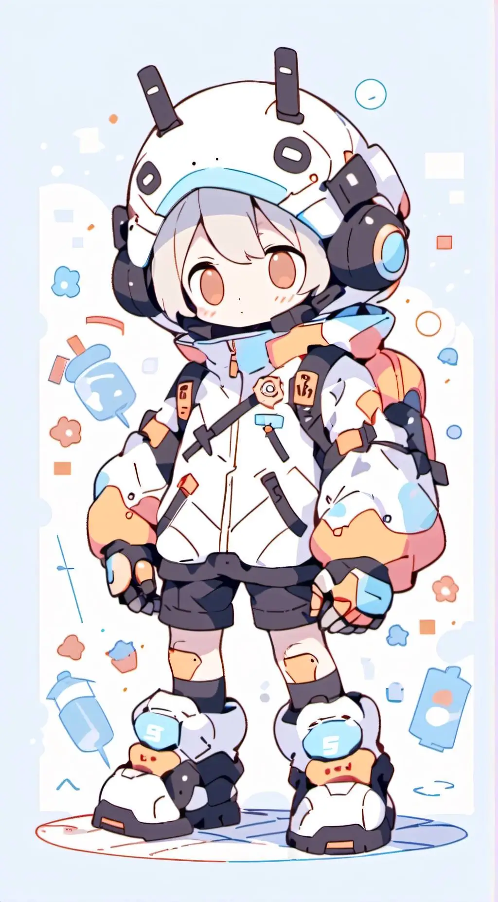 ai character: uzi background