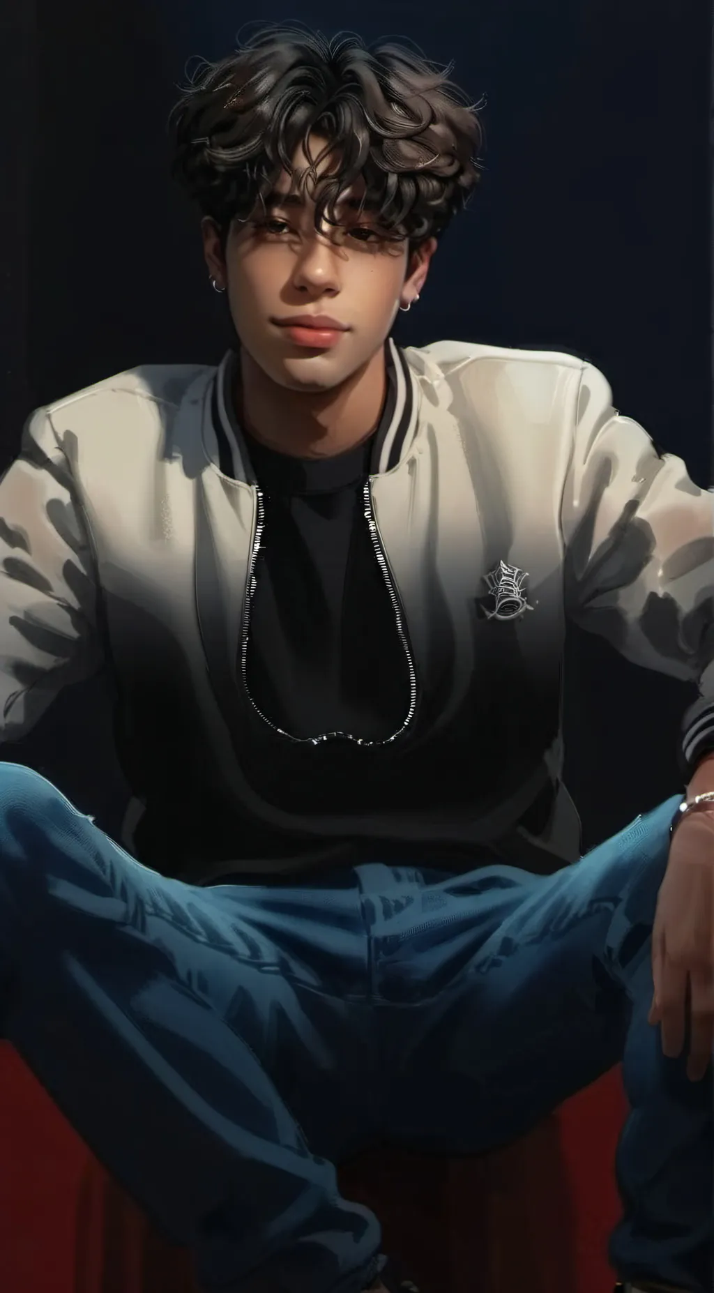 ai character: mark background