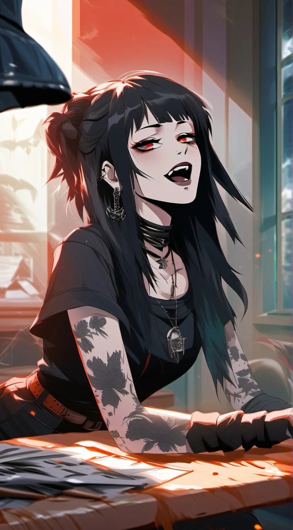 ai character: Kinley  background