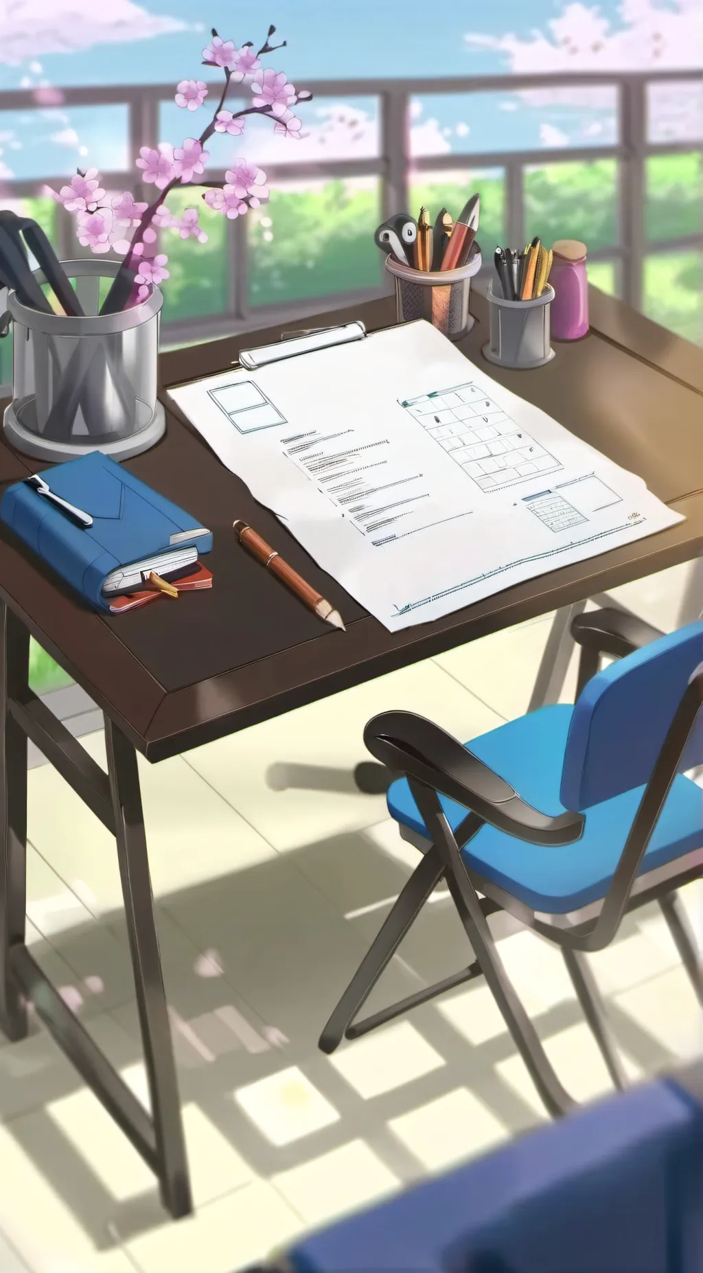 ai character: school failed  background