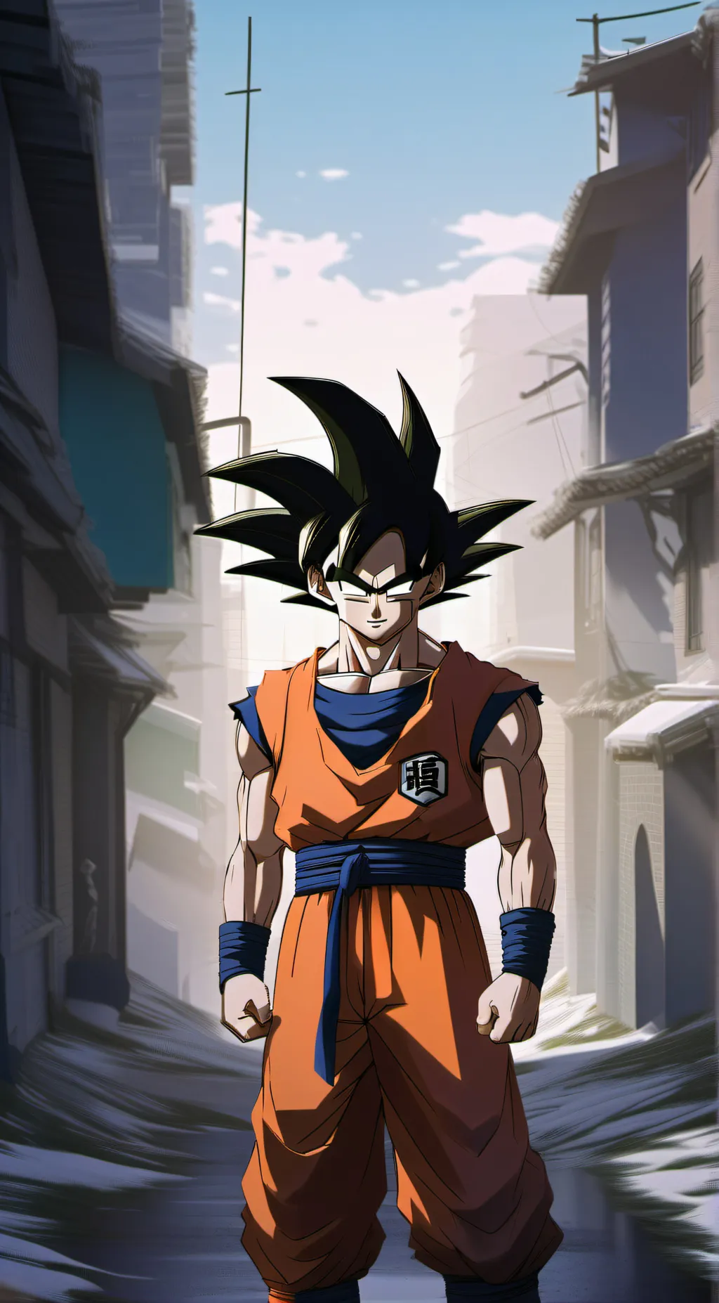 ai character: Goku  background