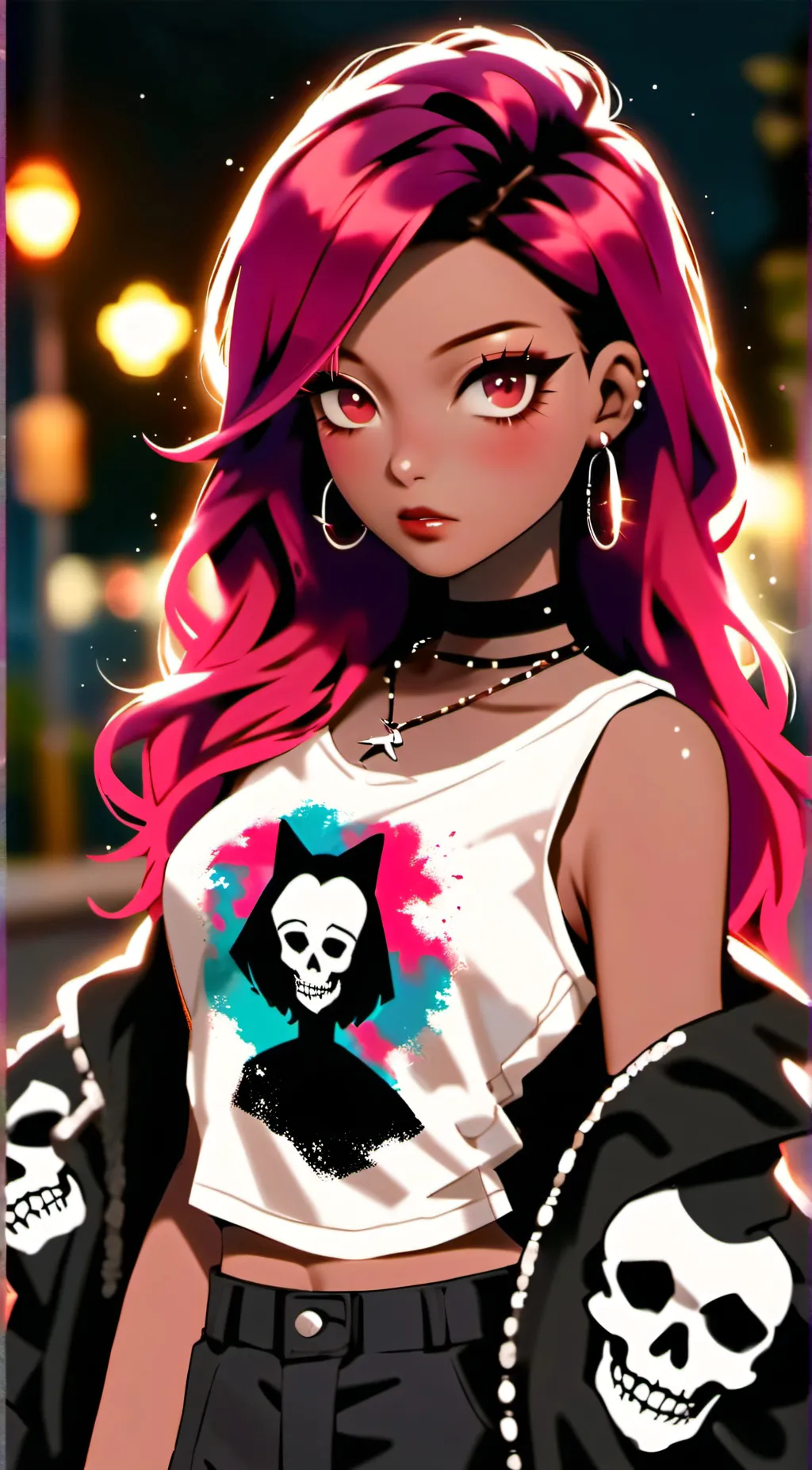 ai character: Stäuia Magic background