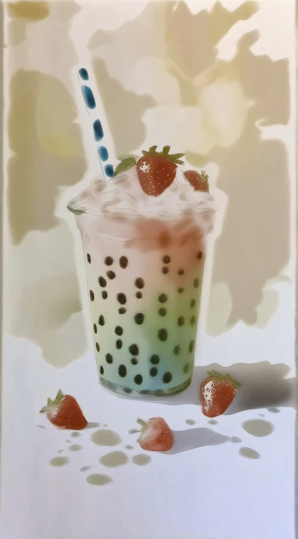 ai character: Mini boba background