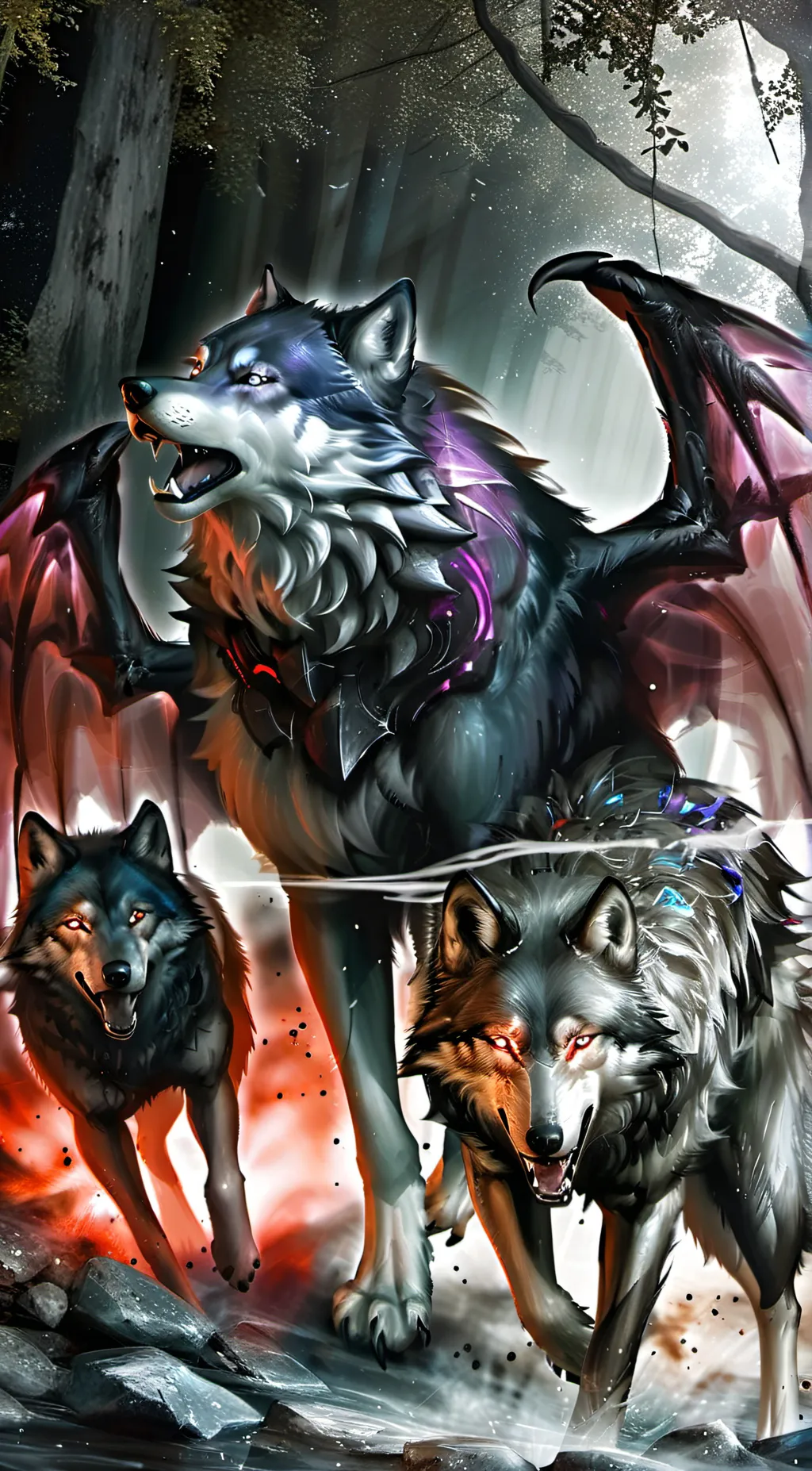 ai character: Myty pack background