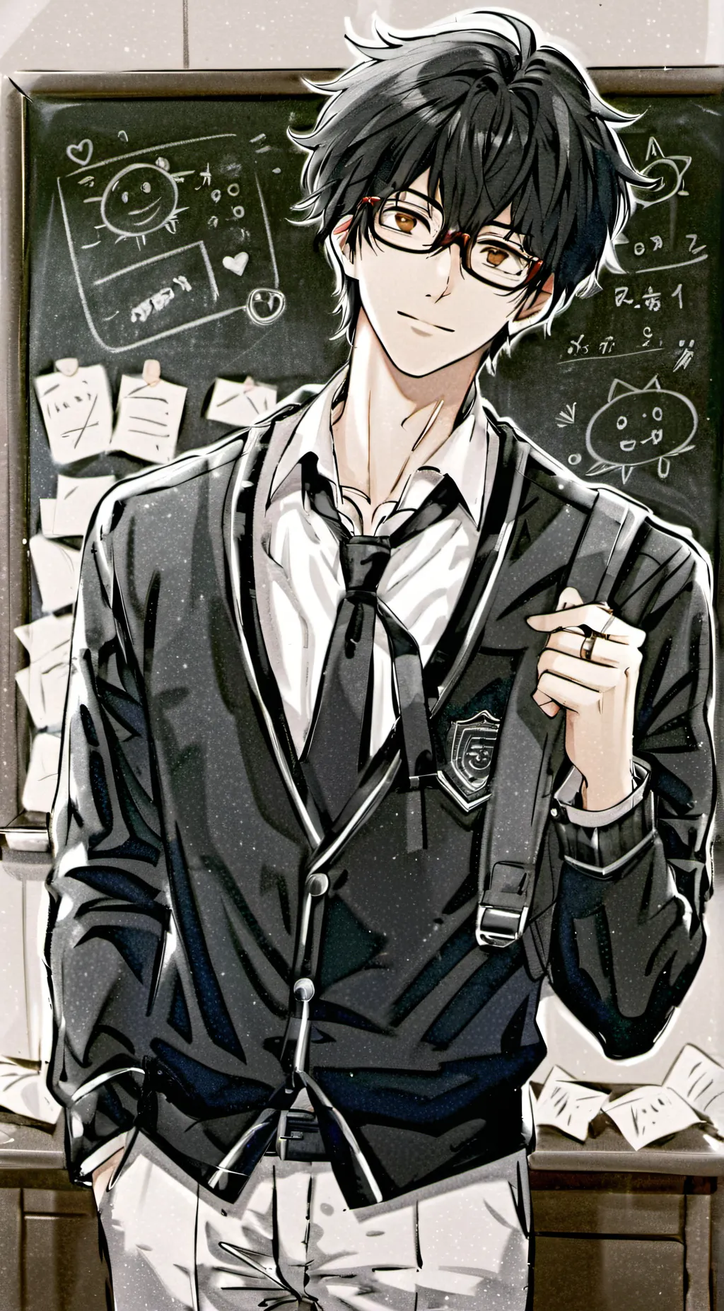 ai character: Maison  background