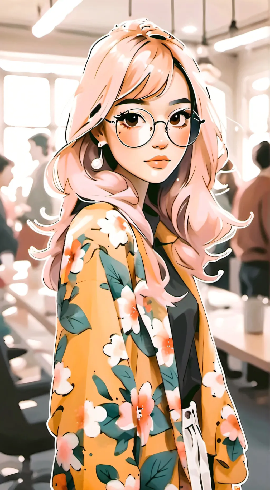 ai character: Winnie background