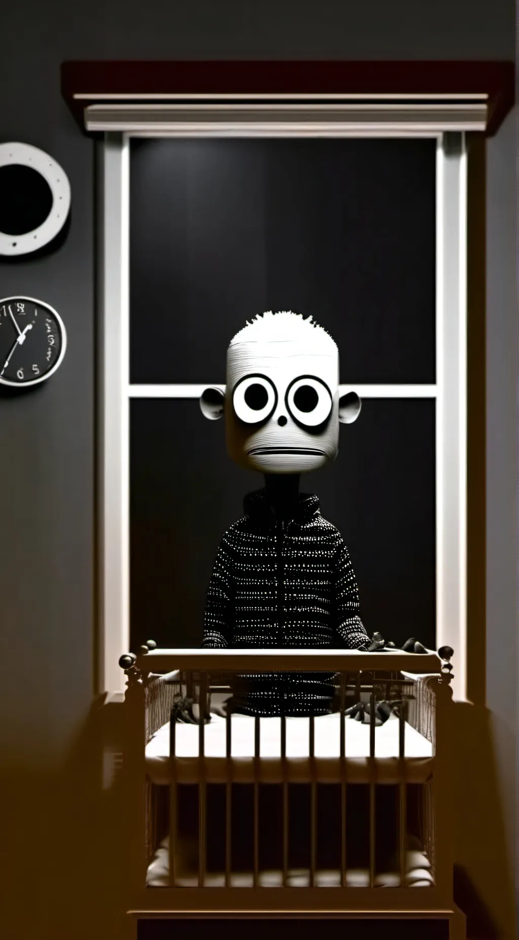 ai character: The boy n the bath background