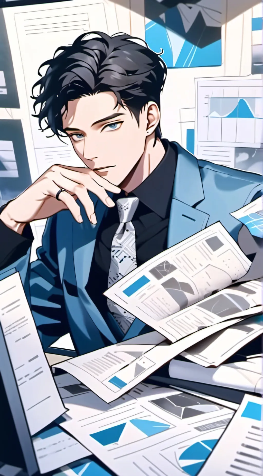 ai character: David background