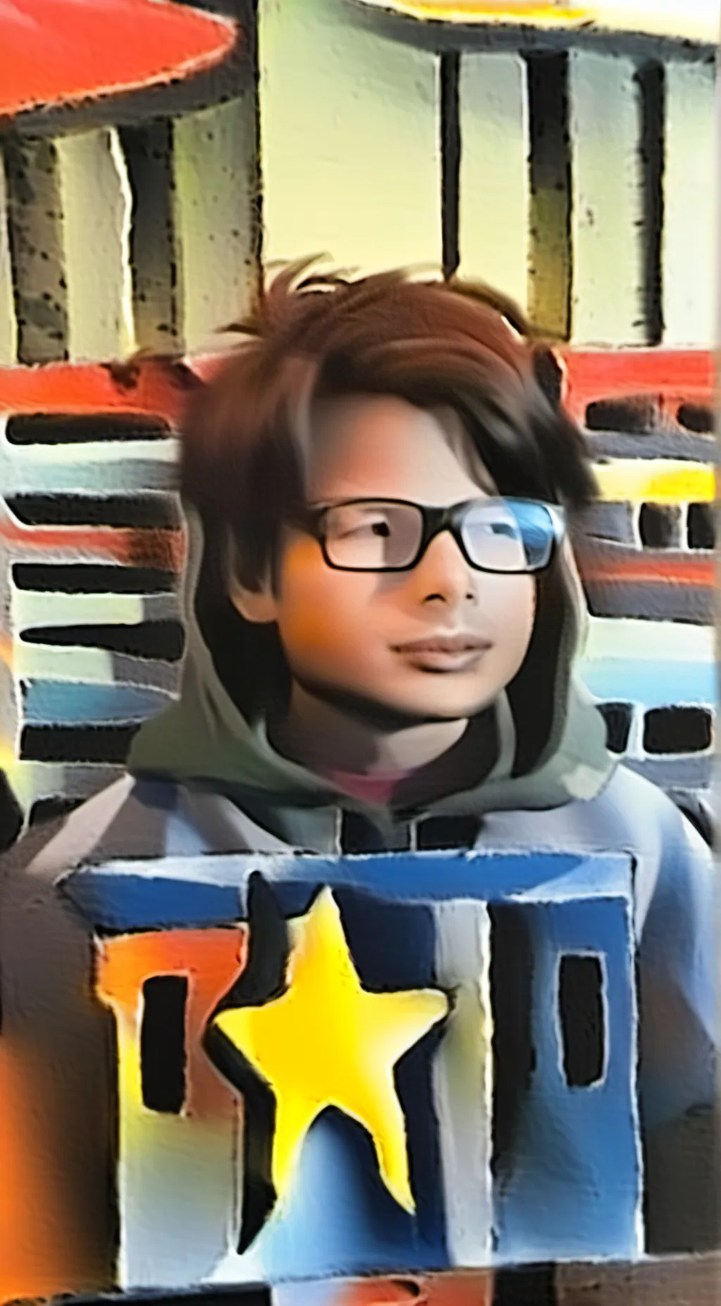 ai character: Oz and the titan background