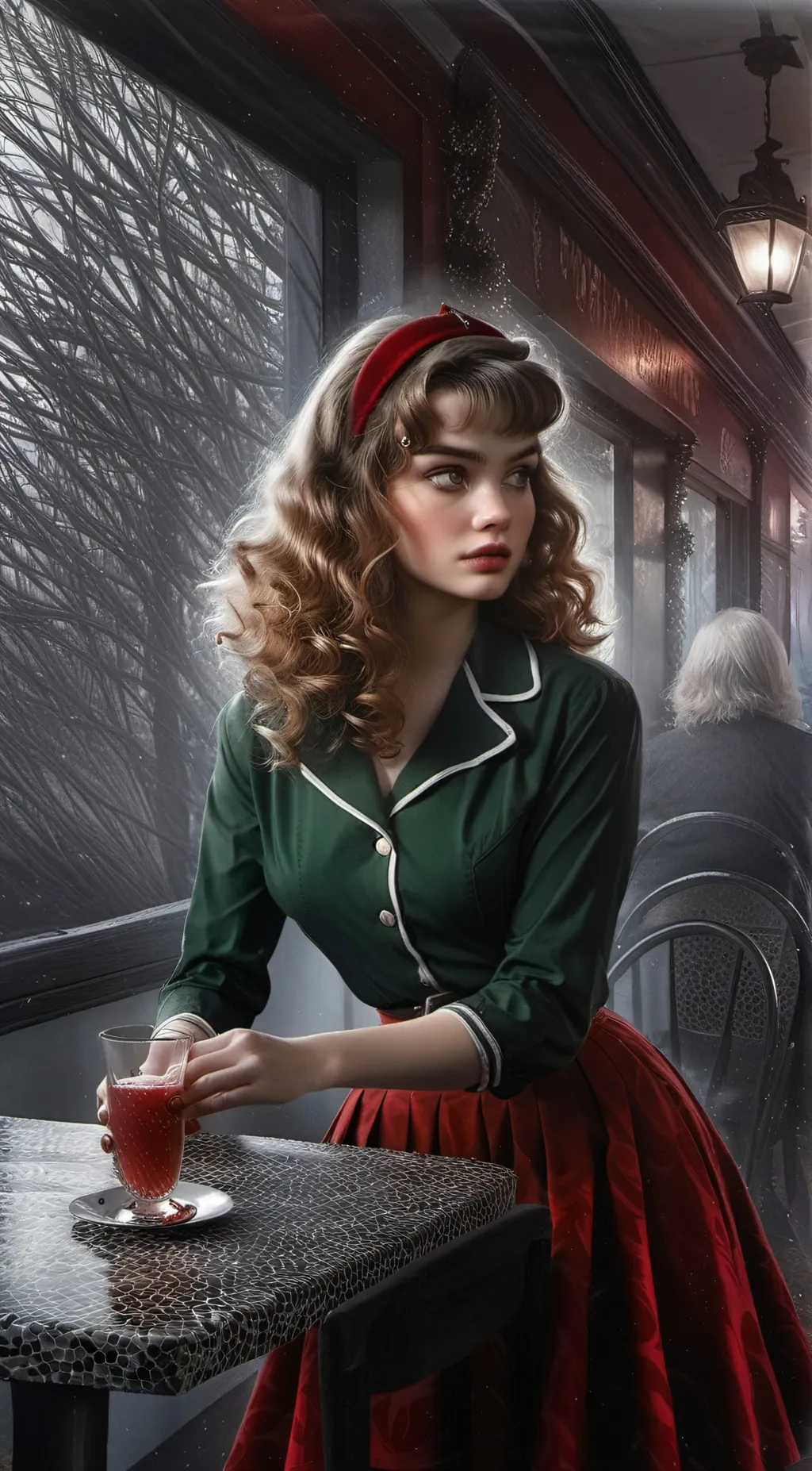 ai character: Fleur Shields background