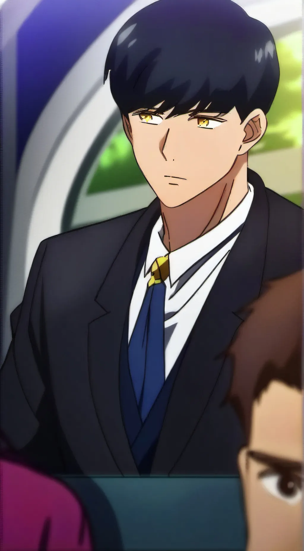 ai character: mashle background