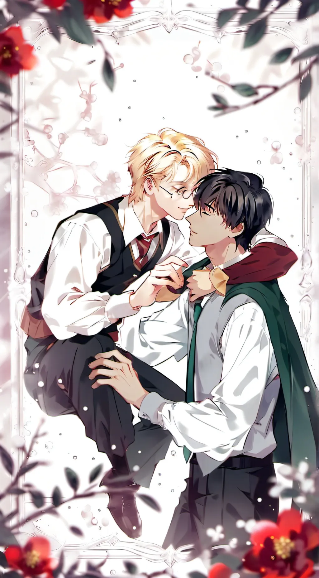 ai character: ❤⚡Drarry🍏💚 background