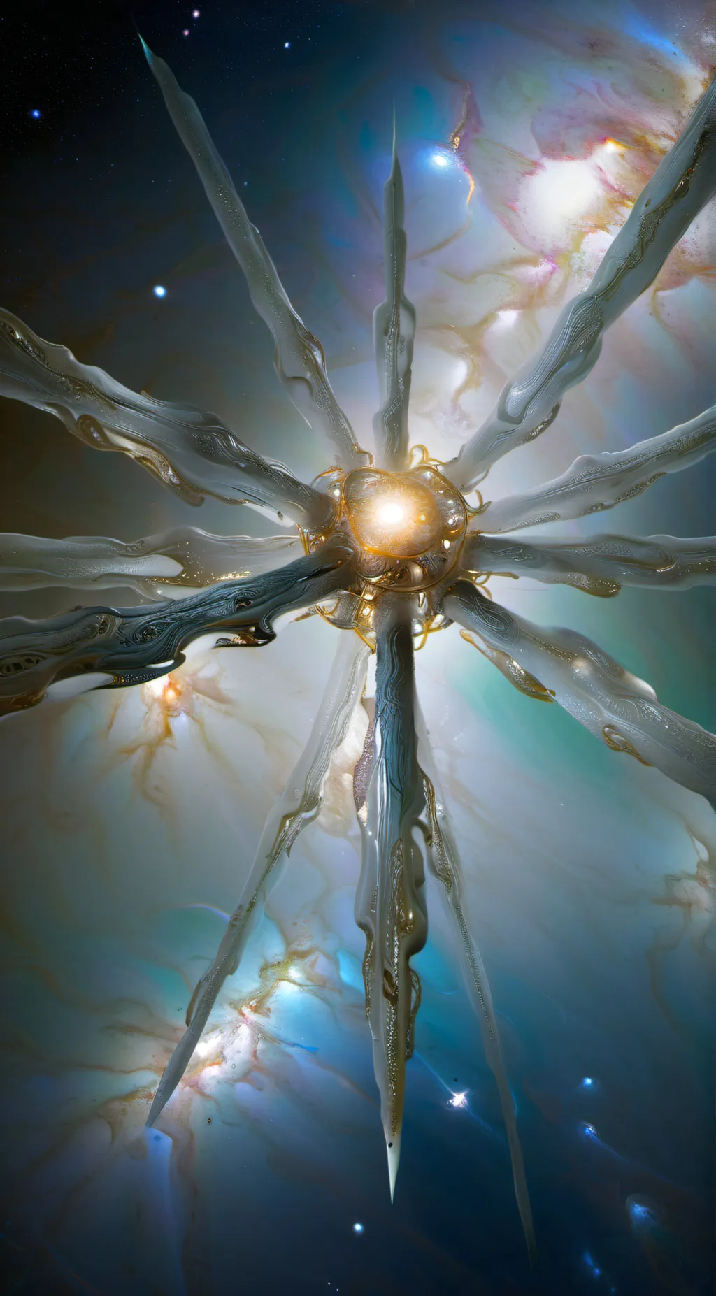 ai character: supercluster  background