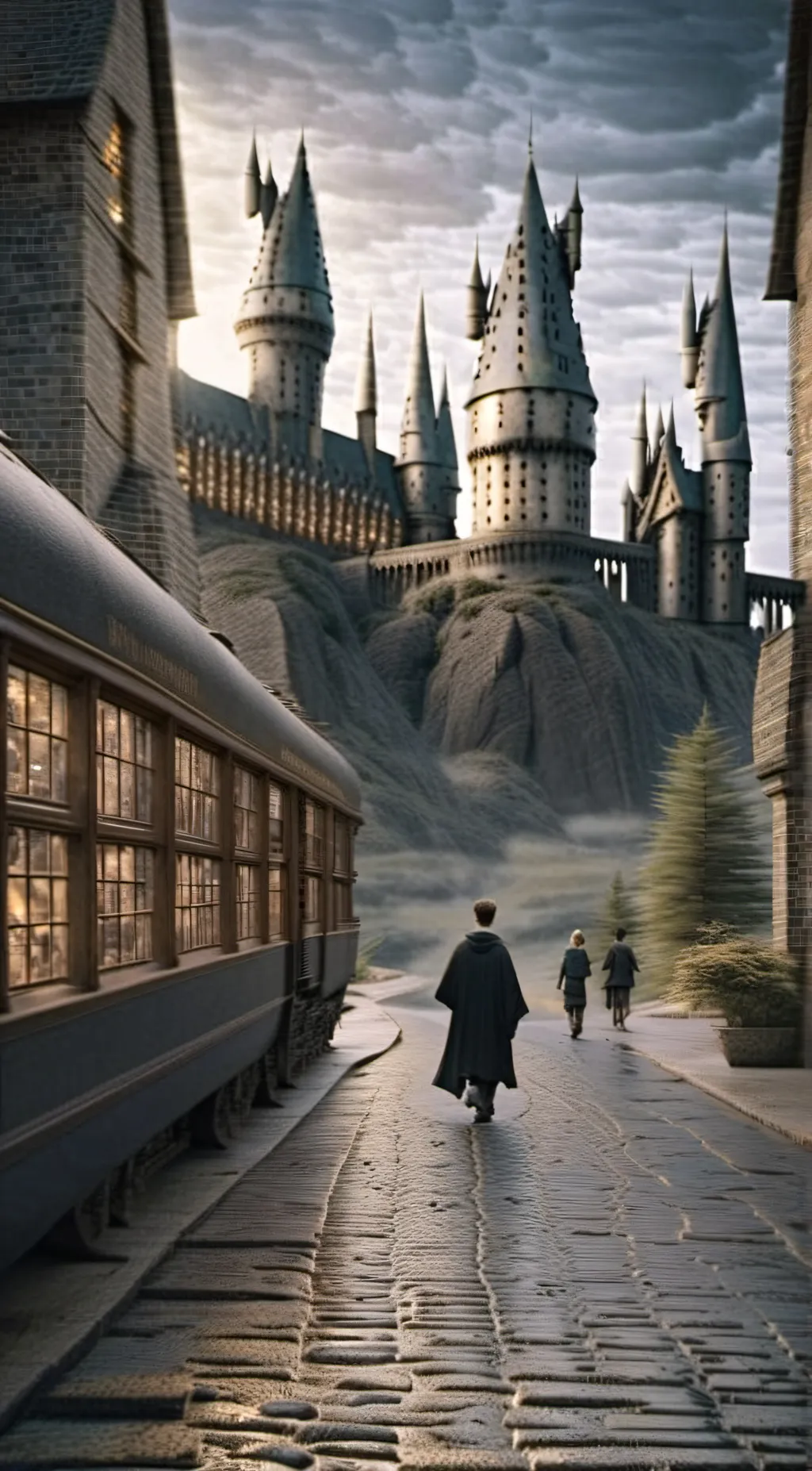 ai character: Hogwarts background