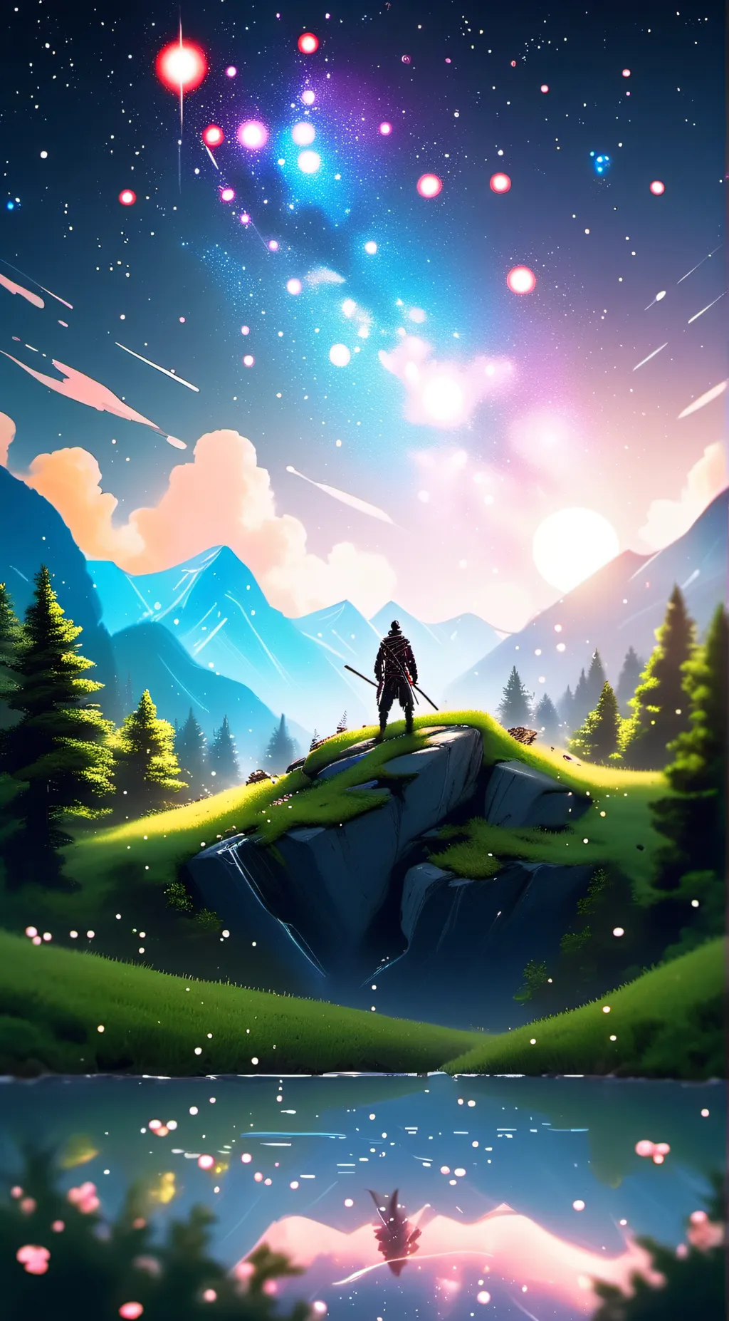 ai character: HASHIRA MEETING  background