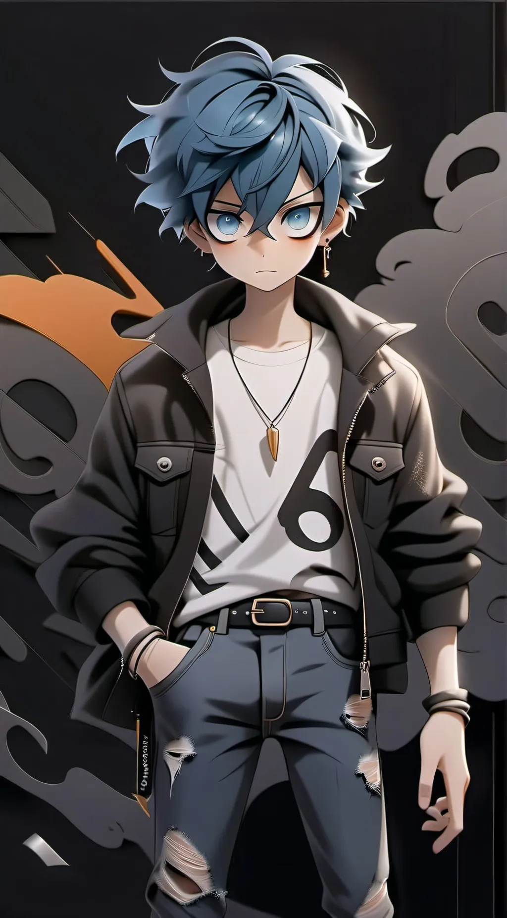 ai character: Ren  background