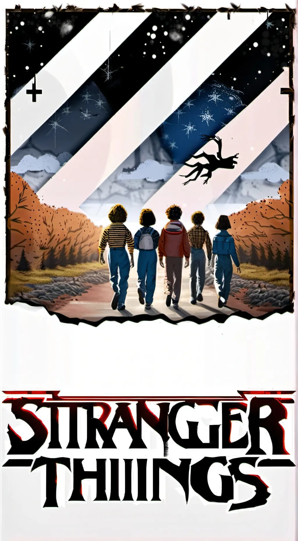 ai character: Stranger things  background