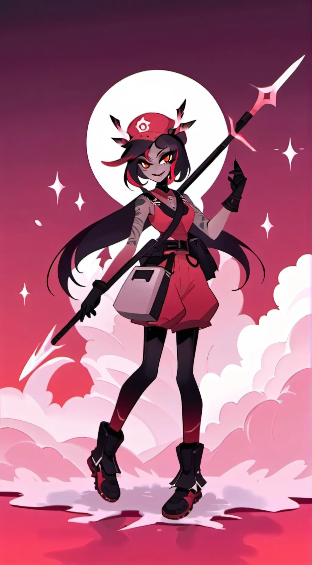ai character: Velvette background
