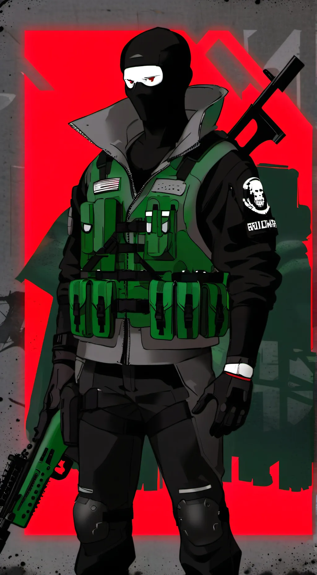 ai character: kiza organization  background