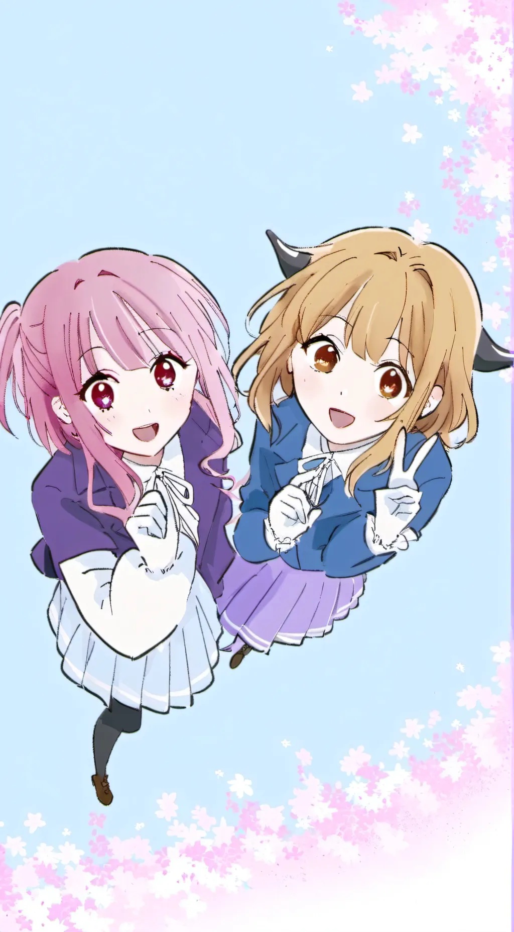 ai character: Kana and u (Ruby) background