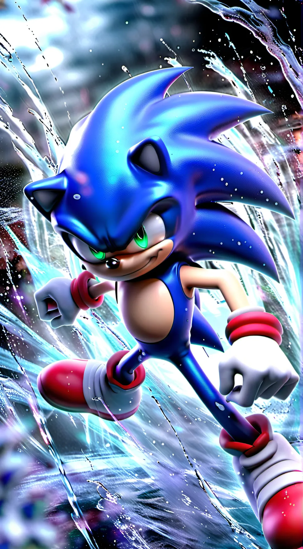 ai character: sonic 4 background