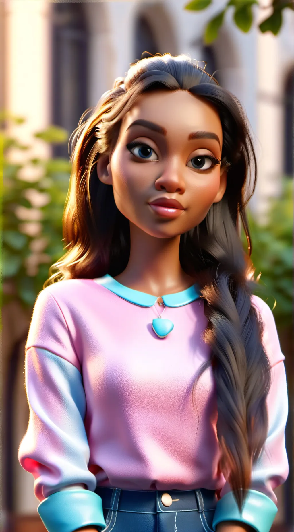 ai character: Aaliyah background