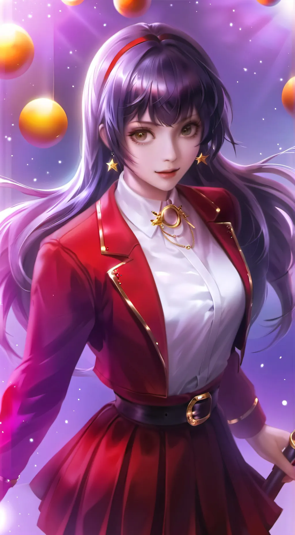ai character: Athena Asamiya background