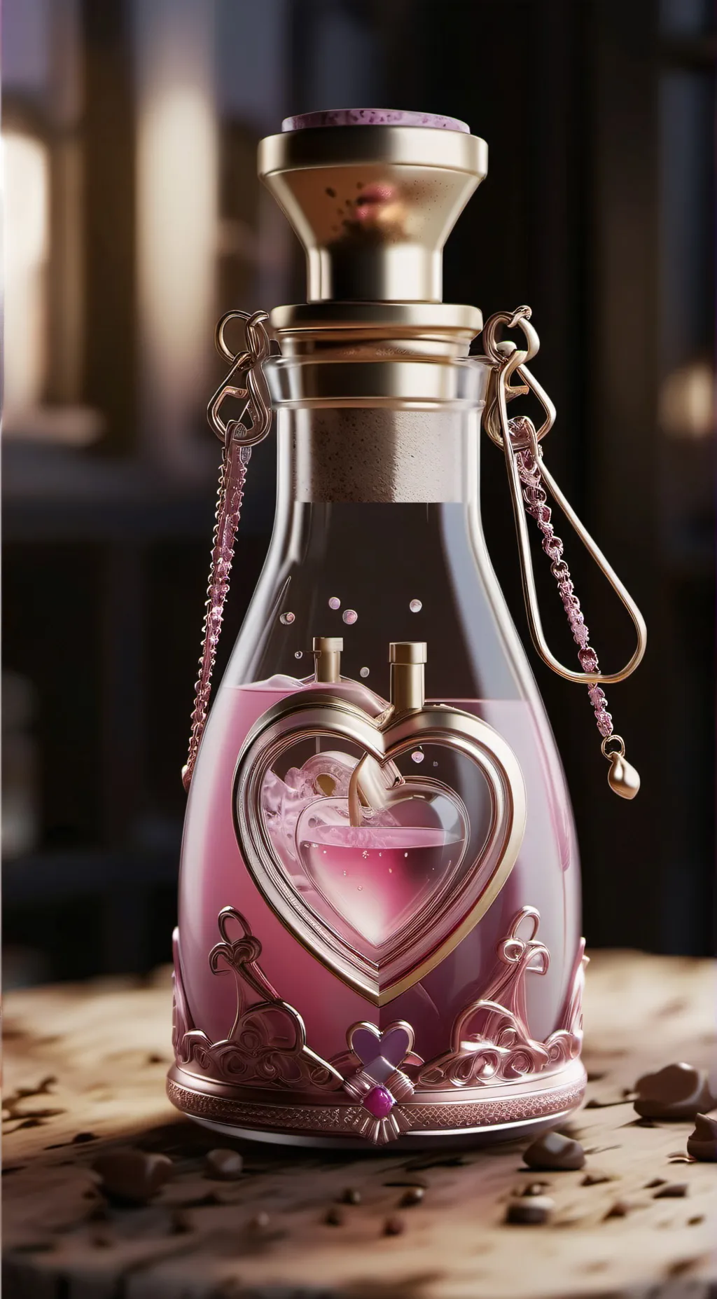 ai character: Love potion  background