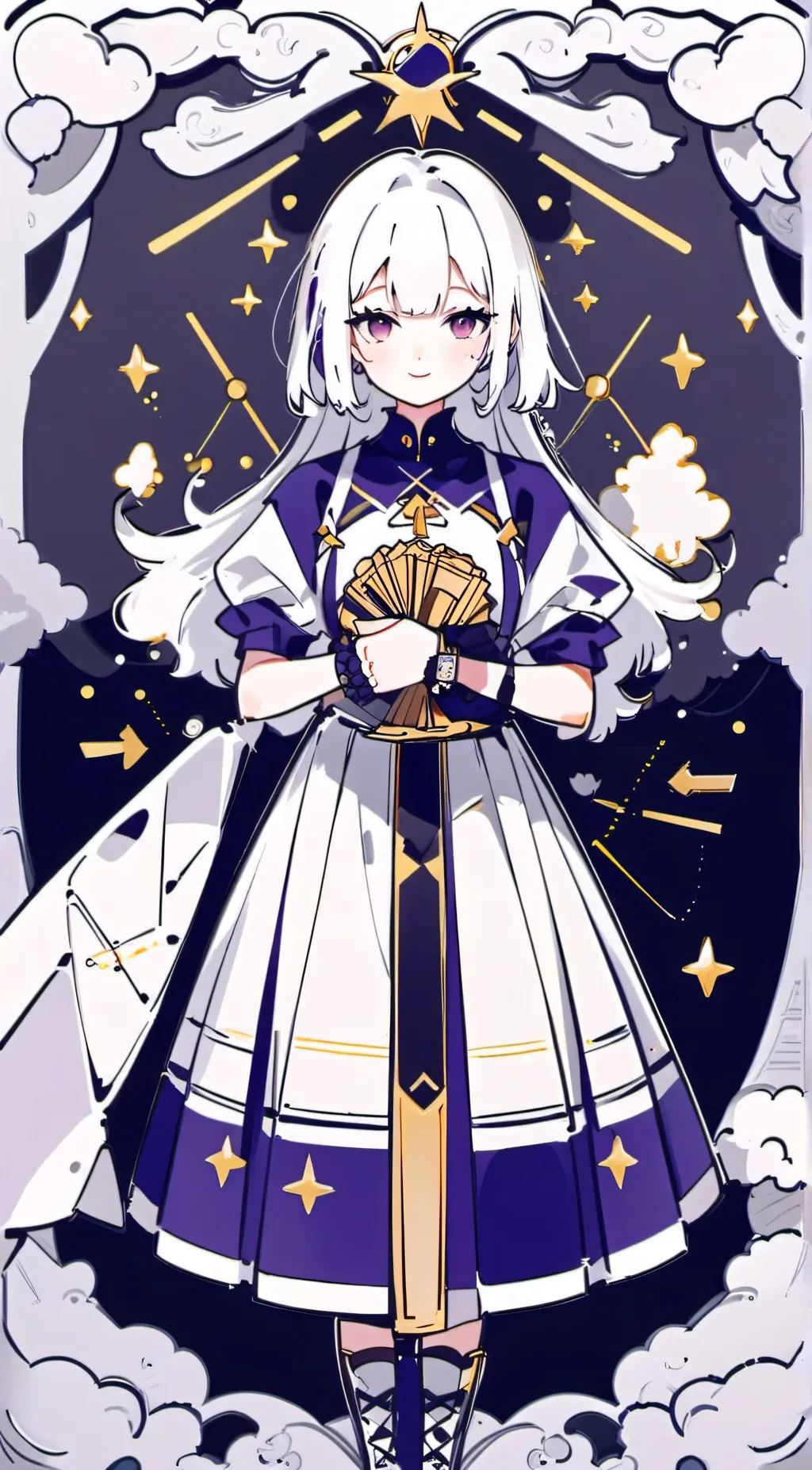 ai character: Hi  background