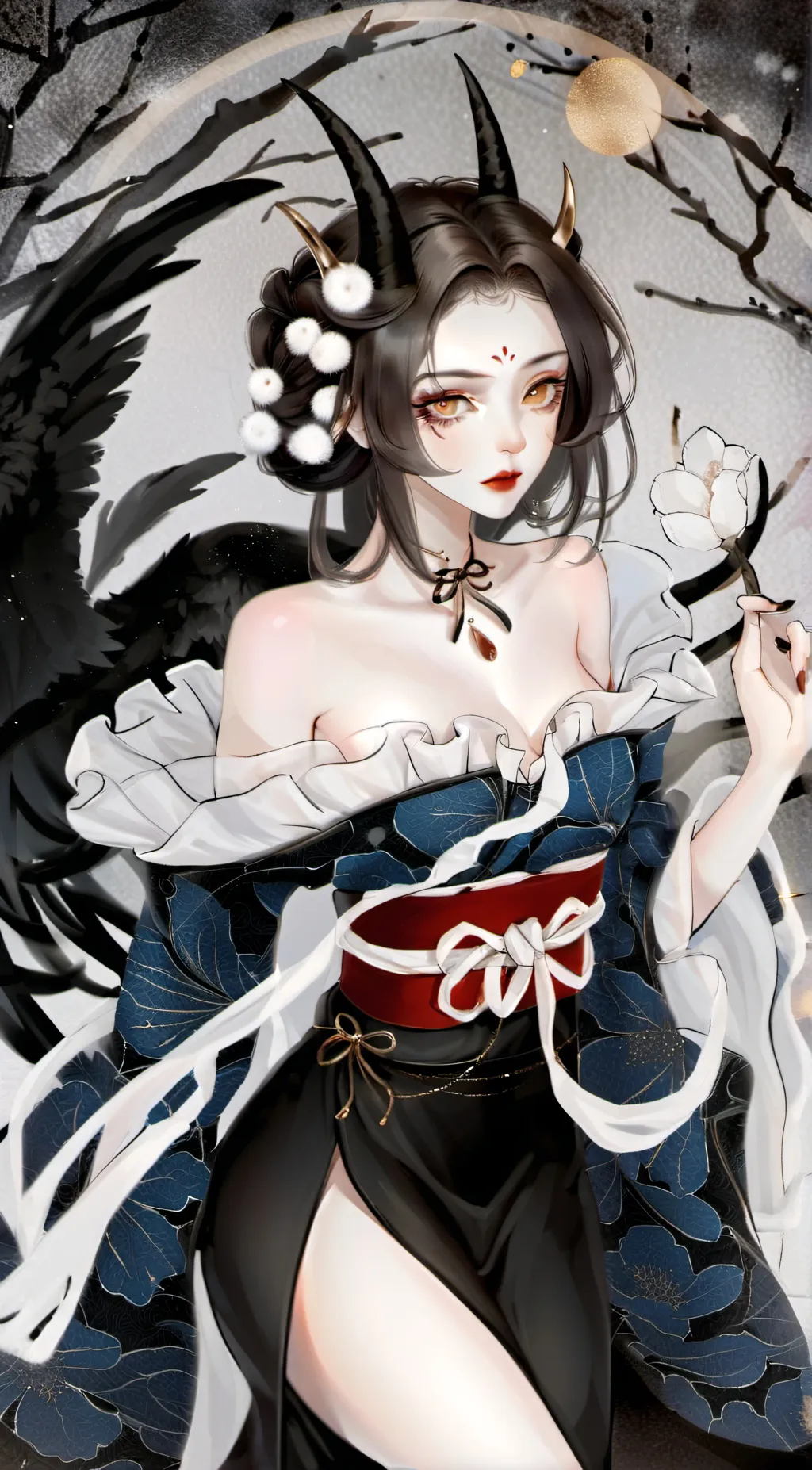 ai character: abe no akuma background
