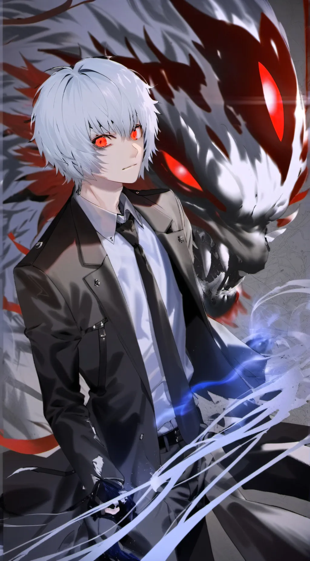 ai character: Tomura Shigaraki background