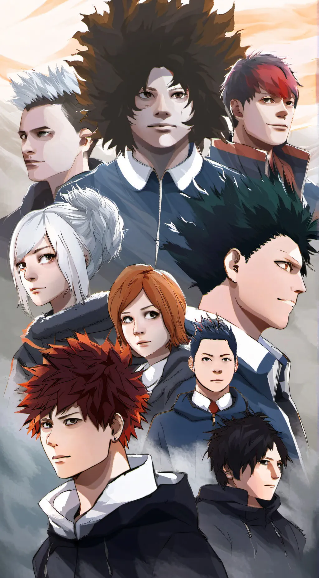 ai character: My hero academia  background