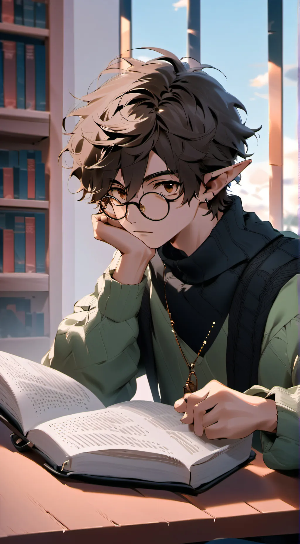 ai character: Daniel  background