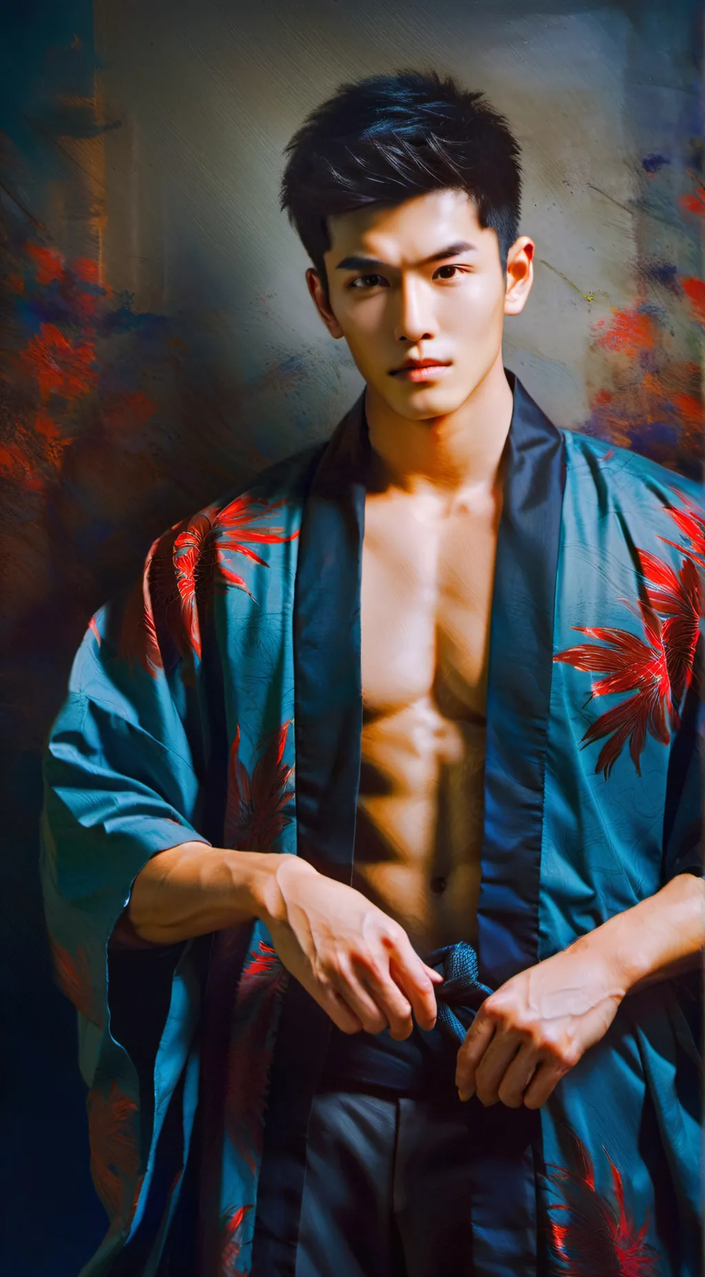 ai character: Shoji background