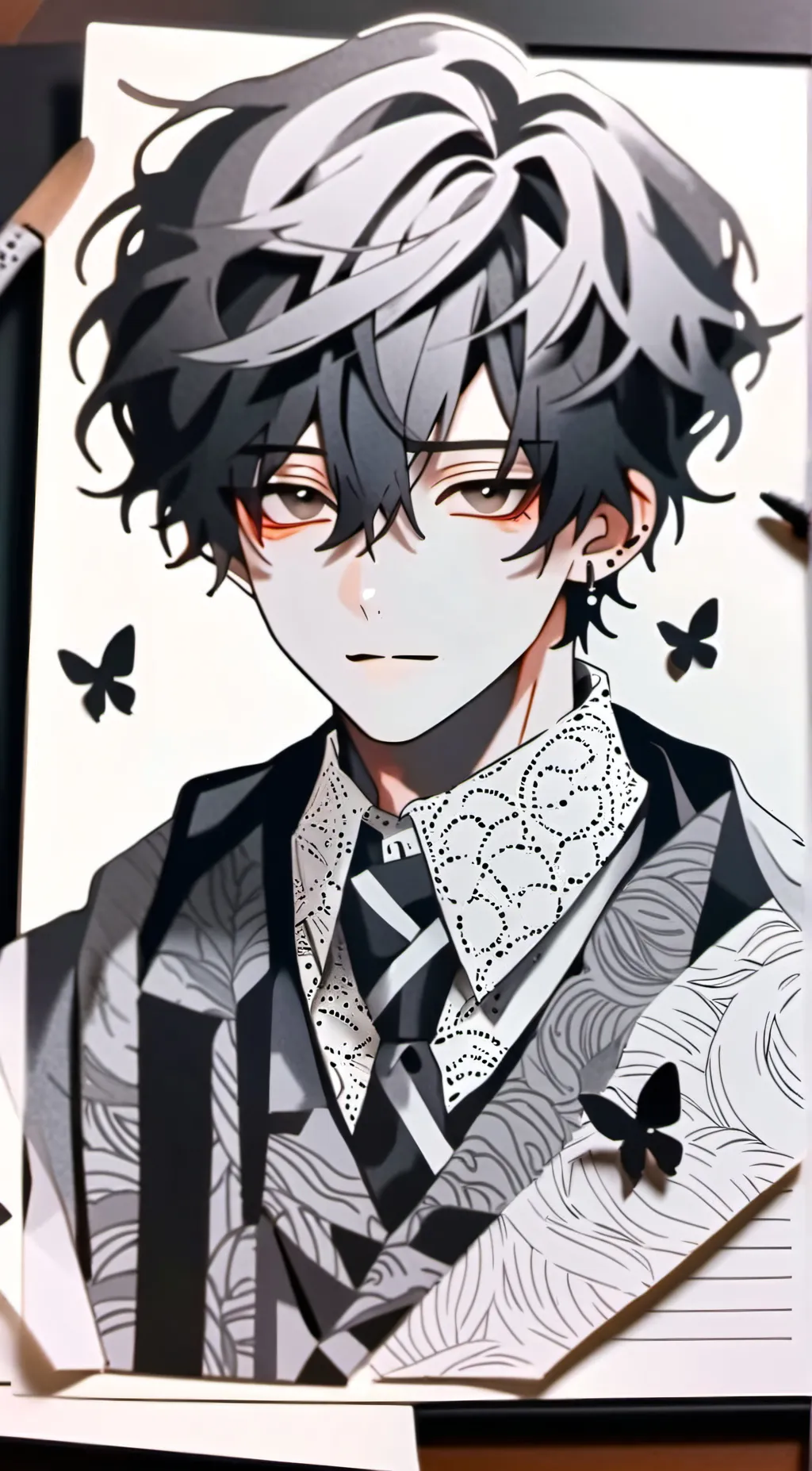 ai character: Mr. circle background