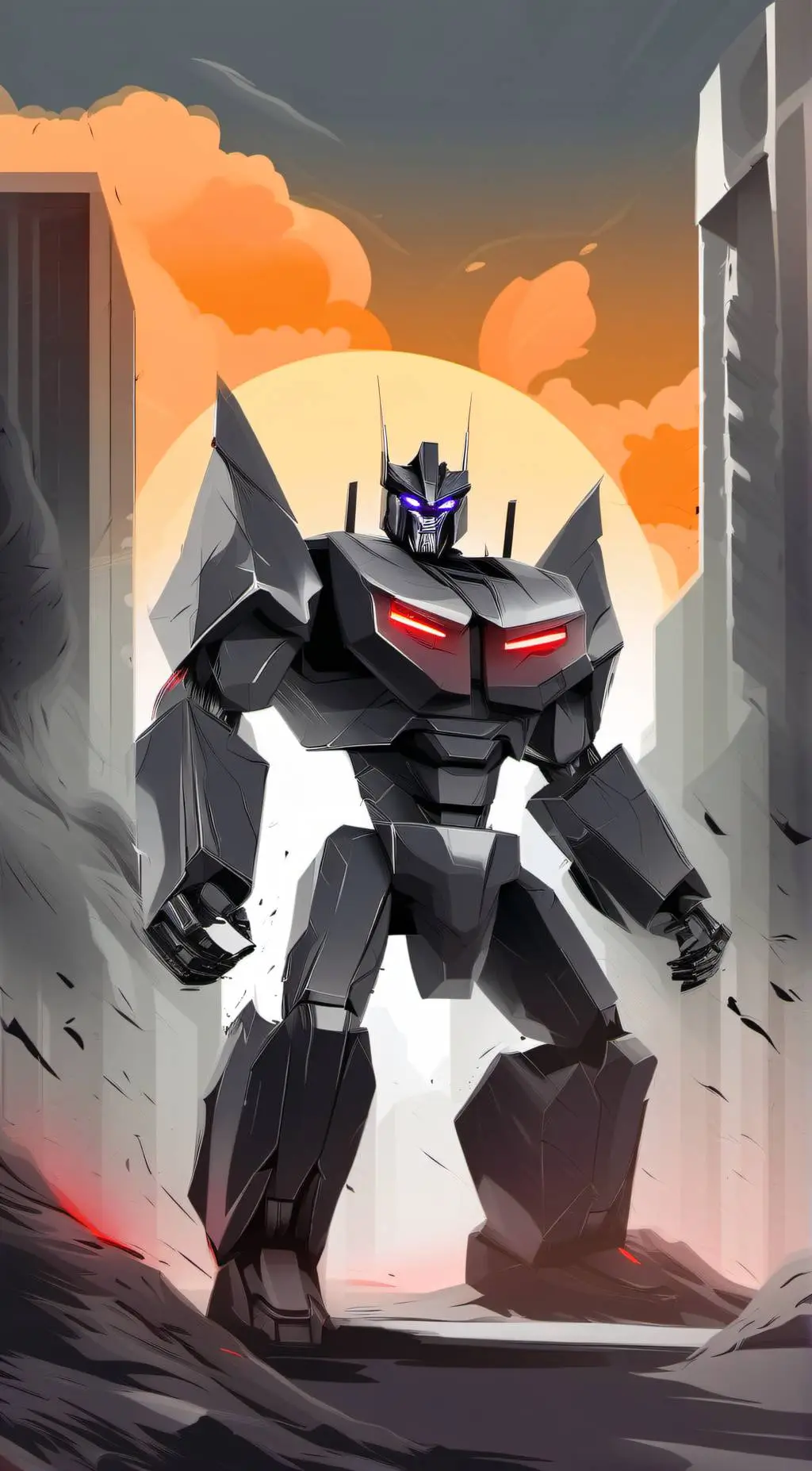 ai character: Megatron tfp background