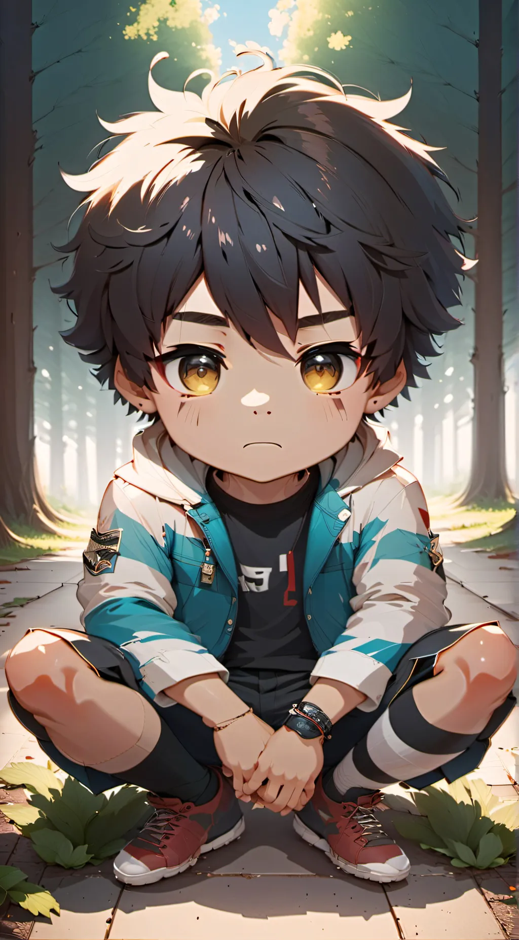 ai character: Derrick background