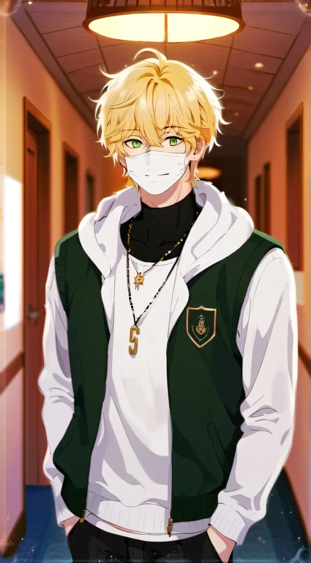 ai character: Dream/Clay (HS AU) background