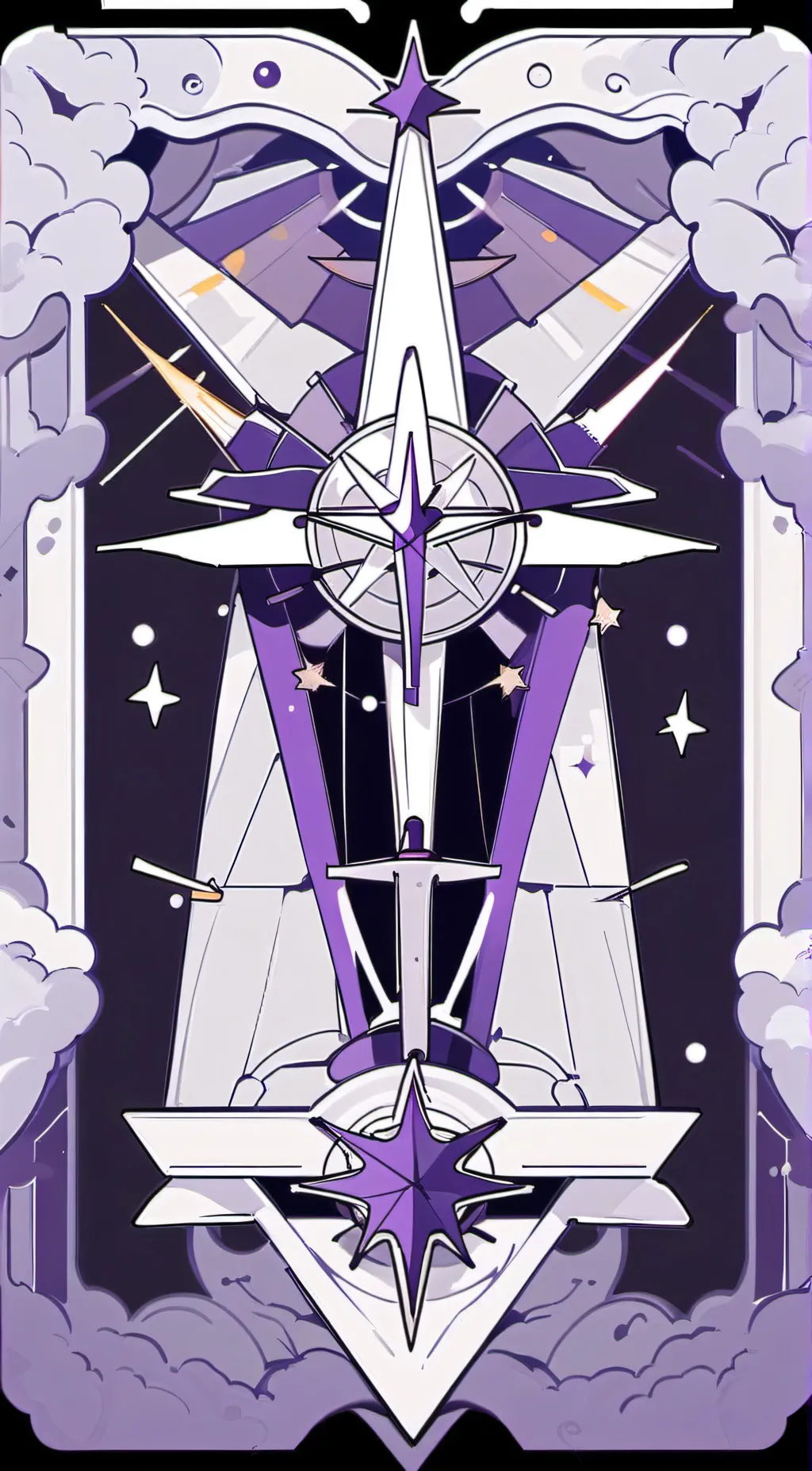 ai character: Purple Star background