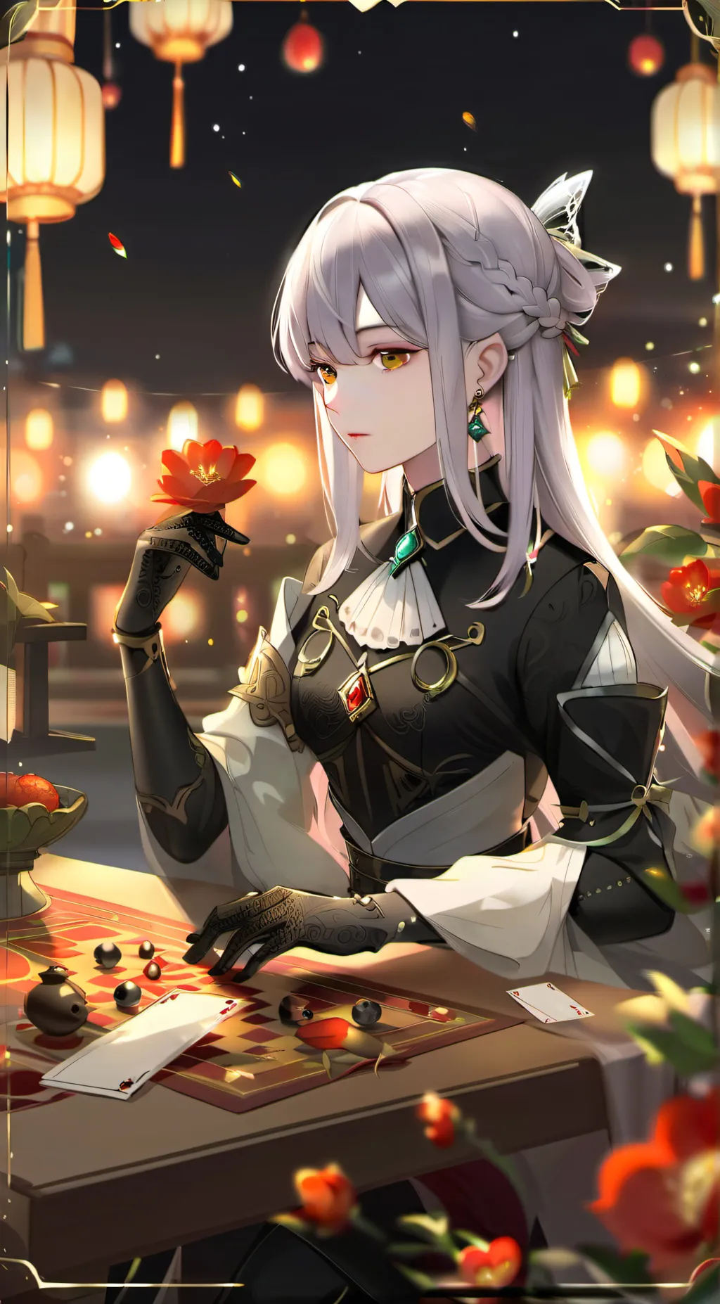 ai character: yin background