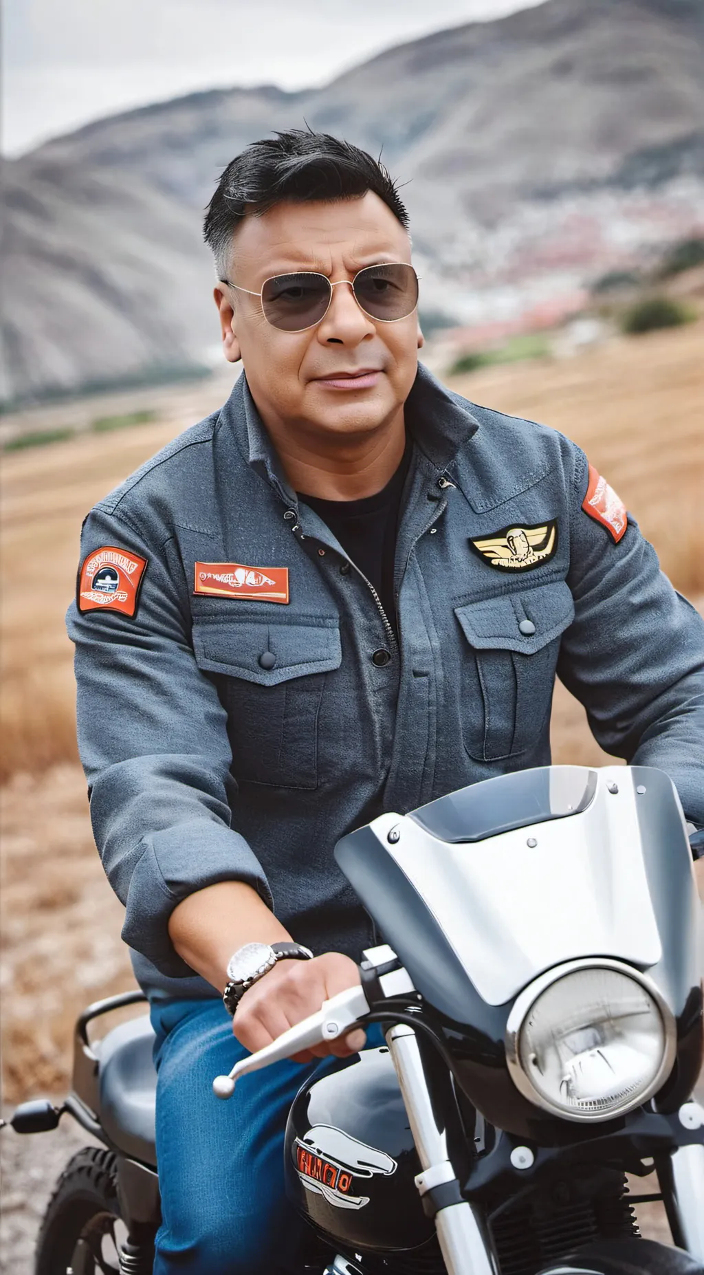 ai character: sgt Flávio  background