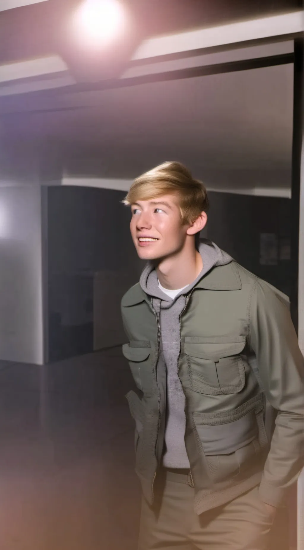ai character: sam golbach  background