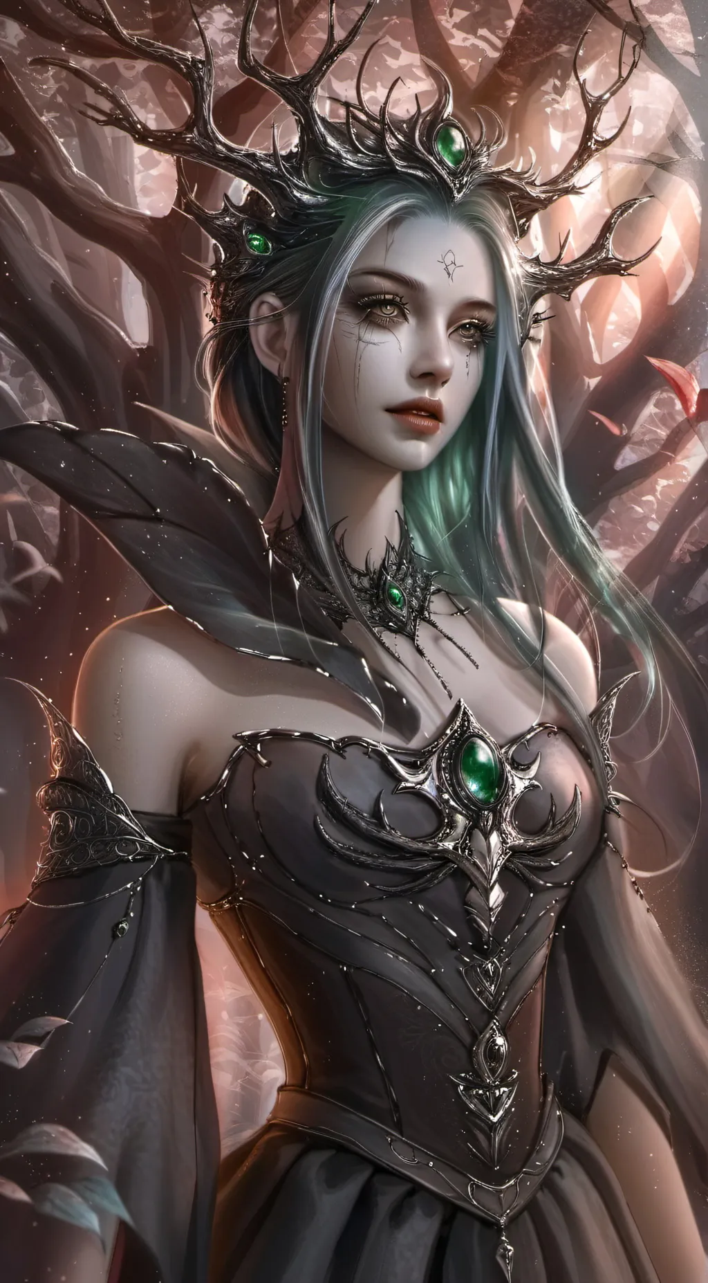ai character: Nature background