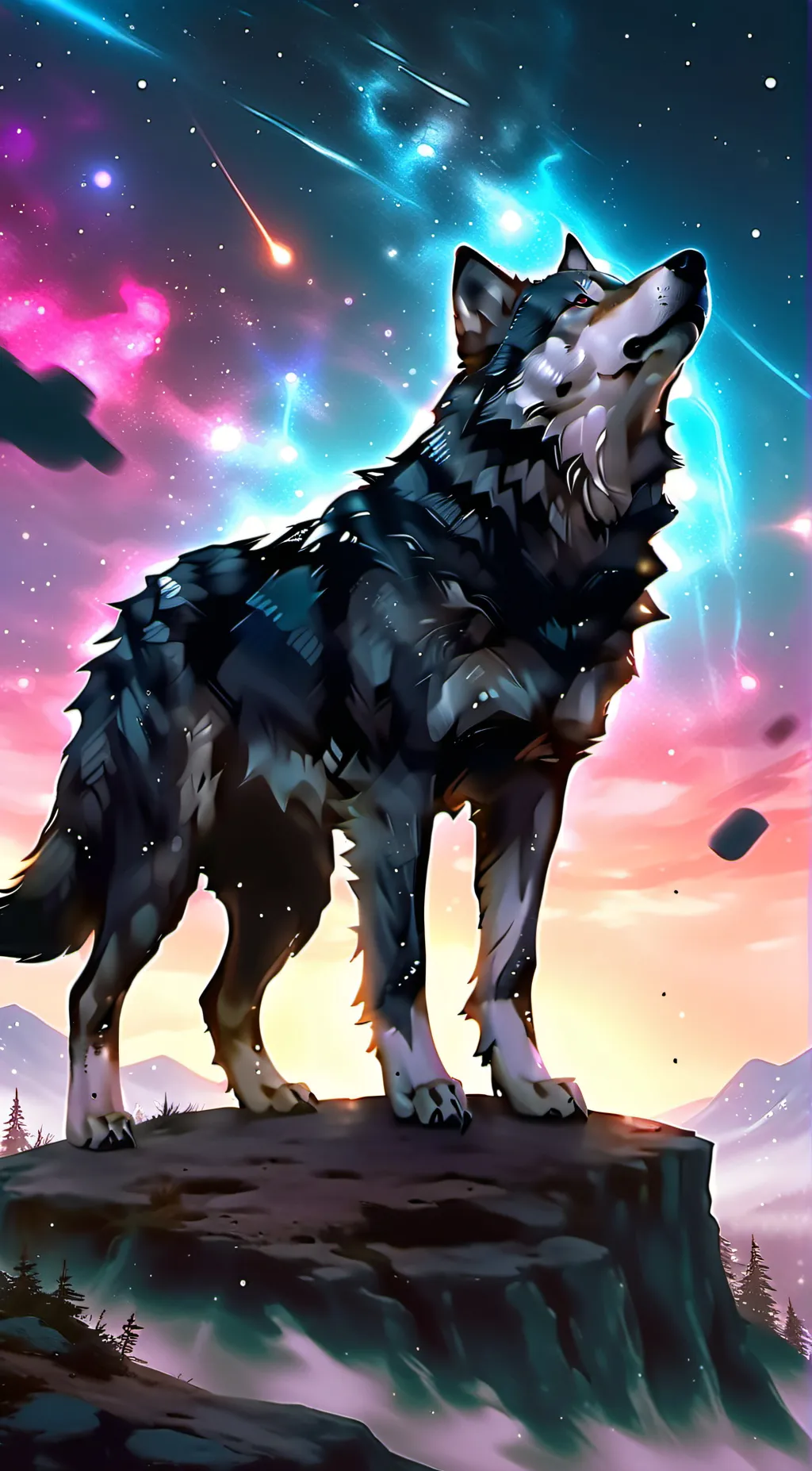 ai character: celestia background