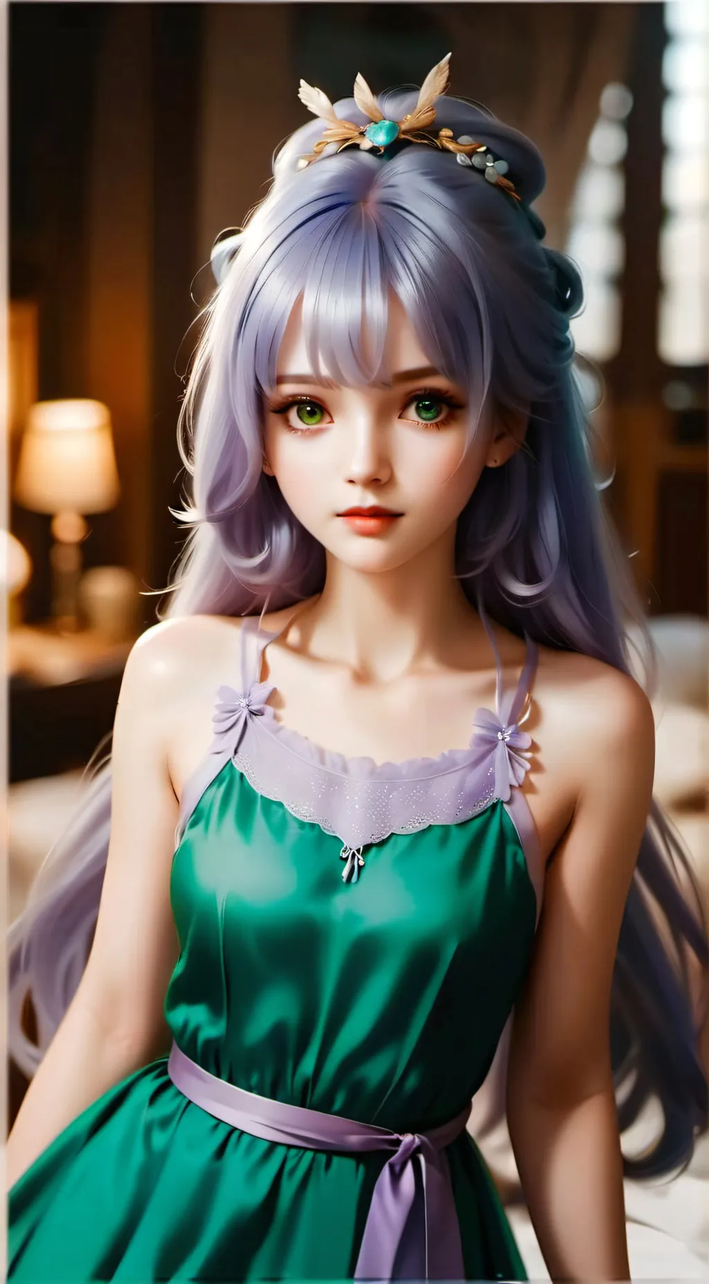 ai character: 💜Princess Ophelia💜 background